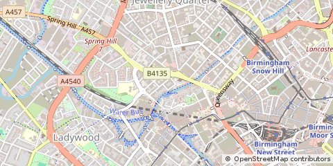Map of Birmingham