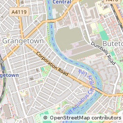 Map of Cardiff