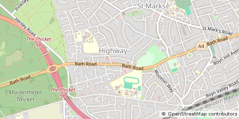 Map of Maidenhead, Berkshire