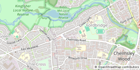Map of Birmingham