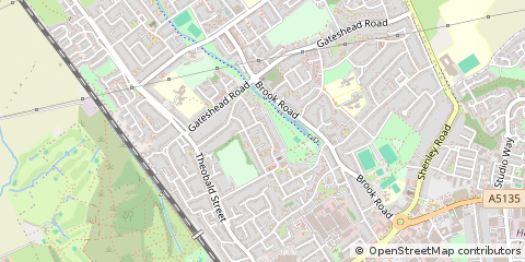 Map of Borehamwood