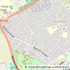 Map of Lichfield