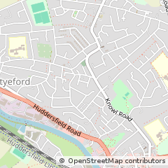 Map of Mirfield, West Yorkshire