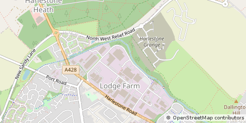 Map of Northampton