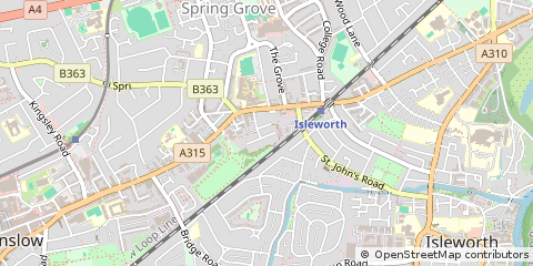 Map of Isleworth