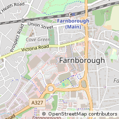 Map of Farnborough