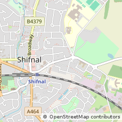 Map of Shifnal, Shropshire