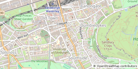 Map of Edinburgh