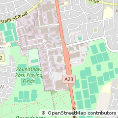Map of Croydon