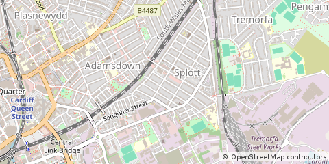 Map of Cardiff
