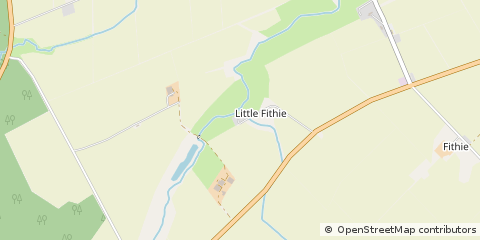 Map of Brechin, Angus