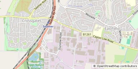 Map of Scarborough, North Yorkshire
