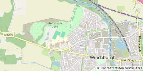 Map of Broxburn