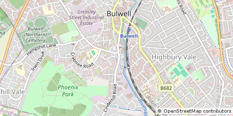 Map of Nottingham