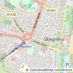 Map of Skegness, Lincolnshire