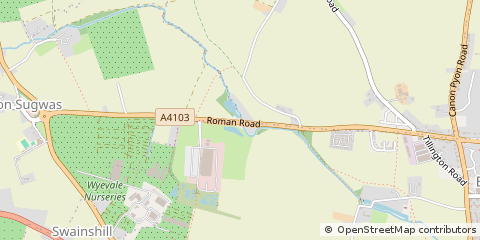 Map of Hereford