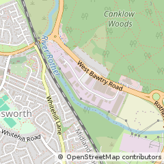 Map of Rotherham