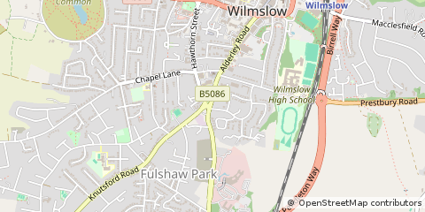 Map of Wilmslow