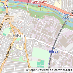 Map of Hilsea, Portsmouth Hampshire
