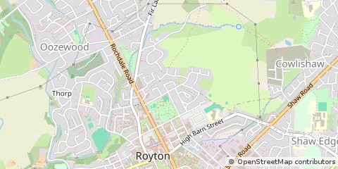 Map of Oldham