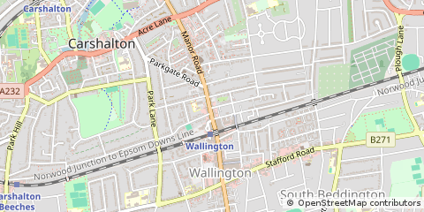 Map of Surrey