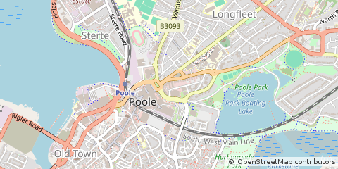Map of Poole