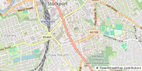 Map of Stockport