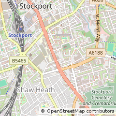 Map of Stockport