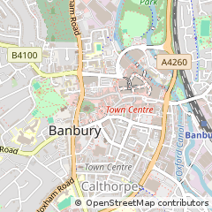 Map of Banbury