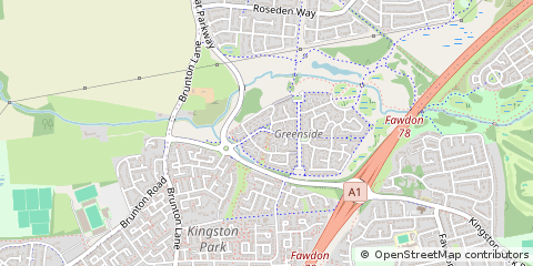 Map of Newcastle Upon Tyne