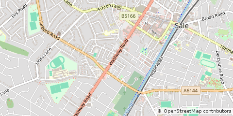 Map of Sale, Cheshire