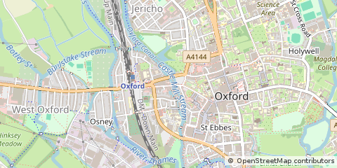 Map of Oxford