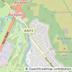 Map of Christchurch, Dorset