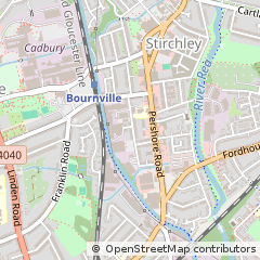 Map of Birmingham