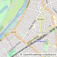 Map of Surbiton
