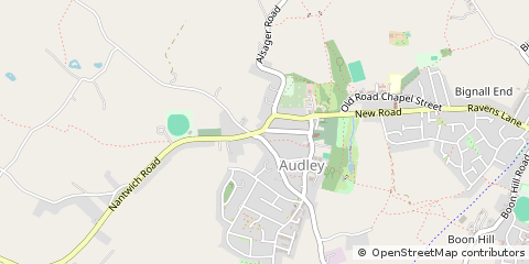 Map of Stoke-on-Trent, Staffordshire