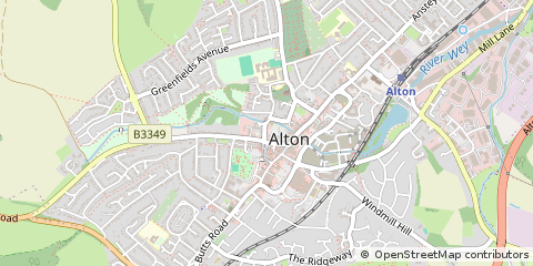 Map of Alton, Hampshire