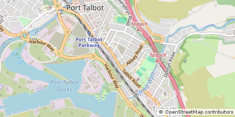 Map of West Glamorgan