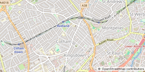 Map of Bristol