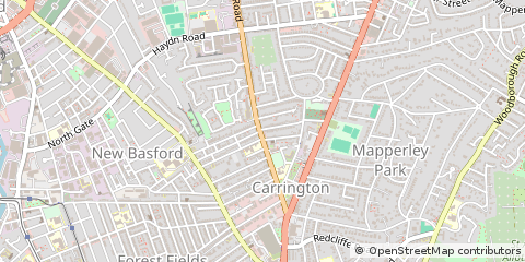 Map of Nottingham