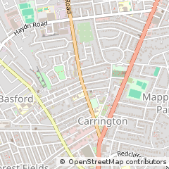 Map of Nottingham