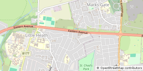Map of Romford