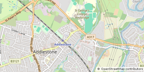 Map of Surrey
