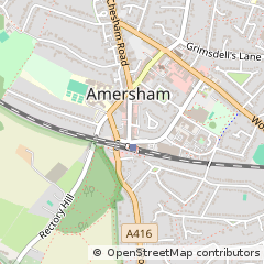 Map of Amersham, Buckinghamshire