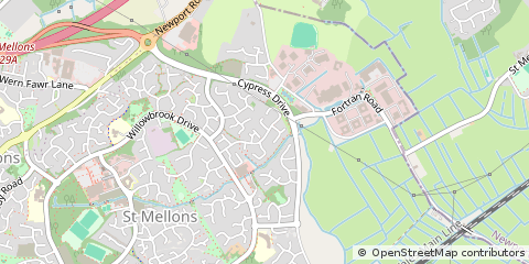Map of Cardiff