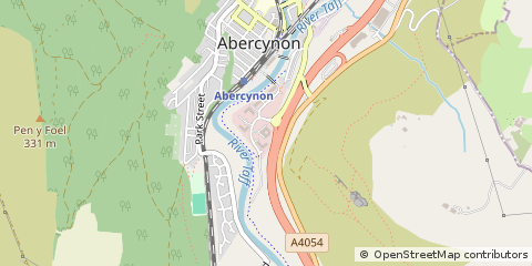 Map of Mountain ASH, Rhondda Cynon Taf