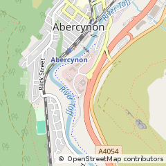 Map of Mountain ASH, Rhondda Cynon Taf
