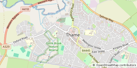 Map of Thame