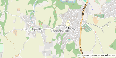 Map of Newton Abbot, Devon