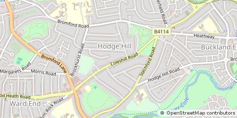 Map of Birmingham